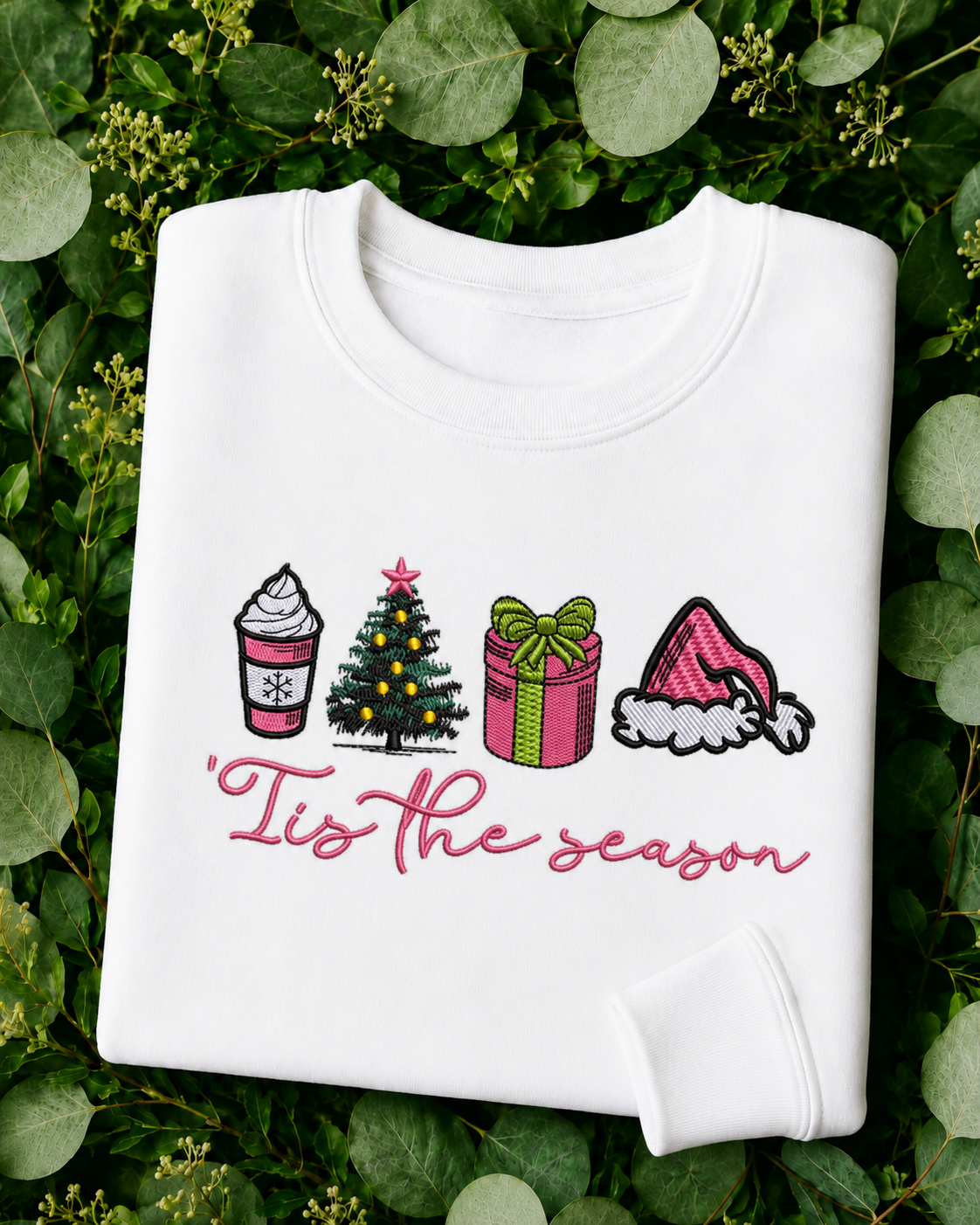 Tis the Season Embroidered Sweatshirt
