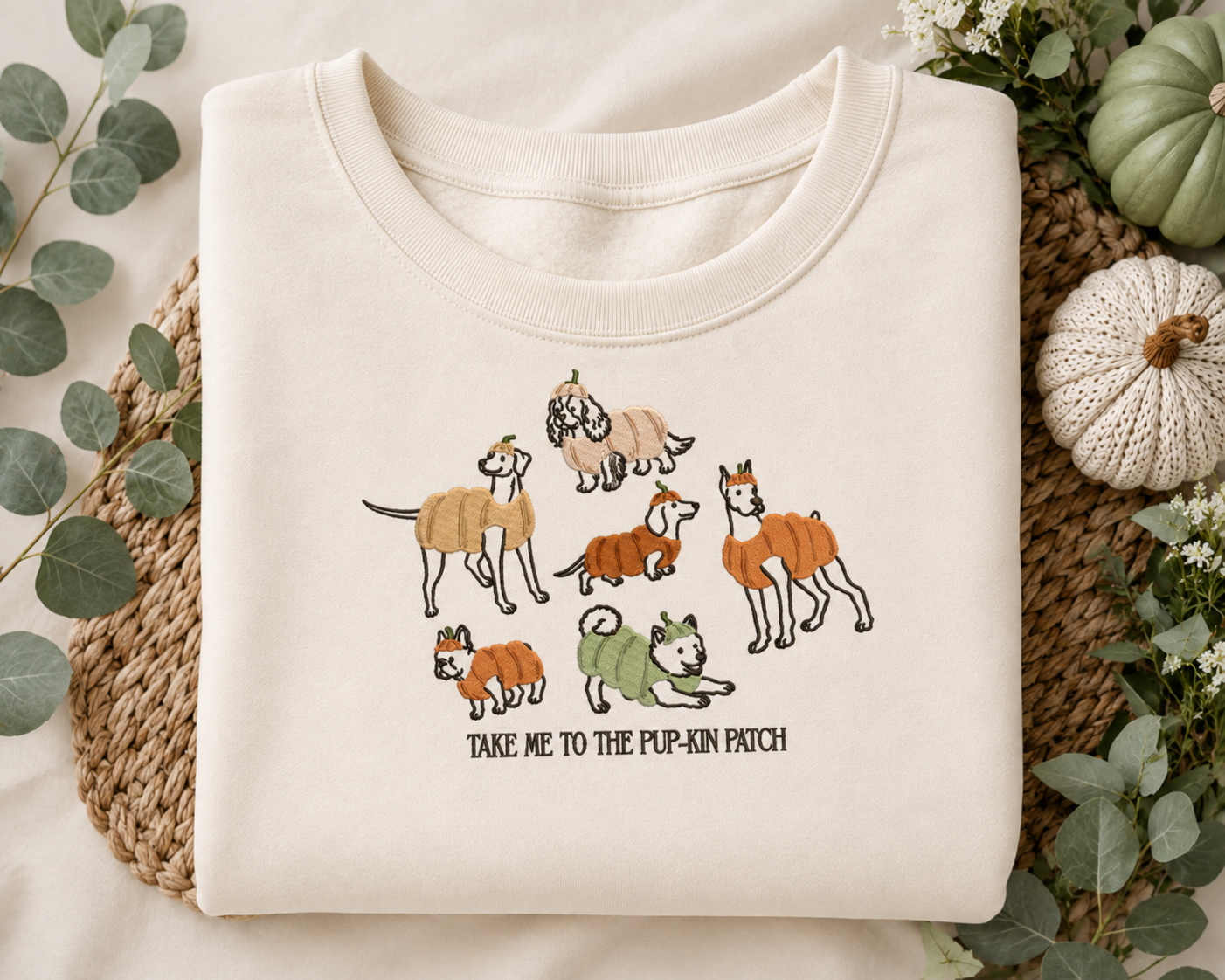 Pup-Kin Patch Sweatshirt