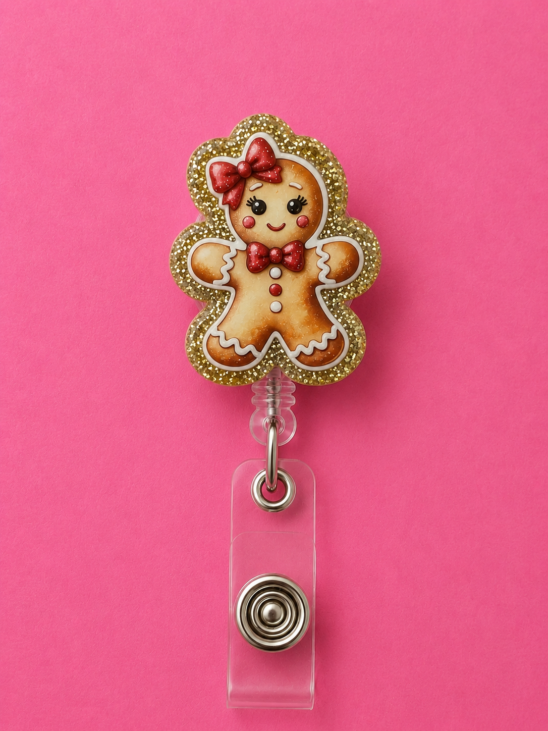 Gingerbread Badge Reel