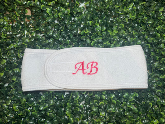 Personalized Spa Headband
