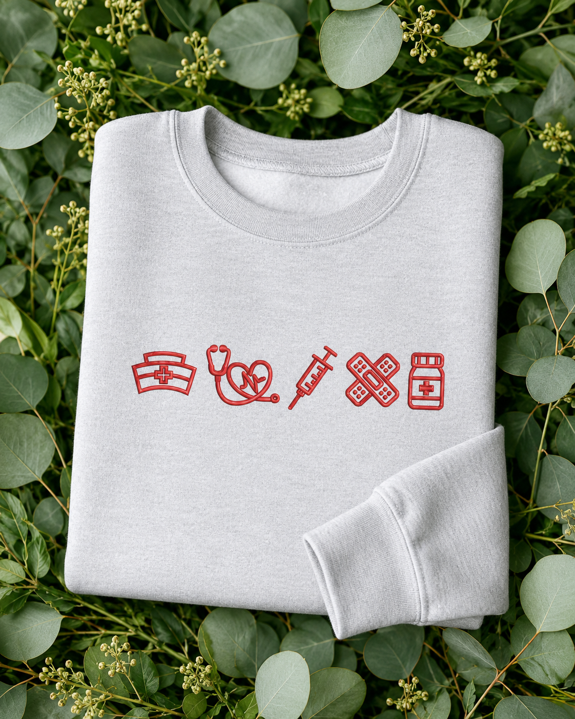 Nurse Embroidered Sweatshirt